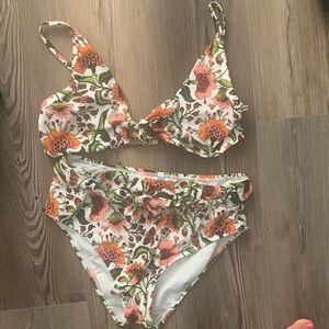 Floral two piece